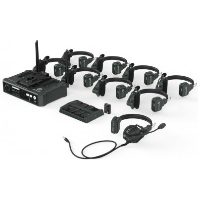 Hollyland Solidcom C1-8S Wireless Intercom System with HUB & 8 headsets