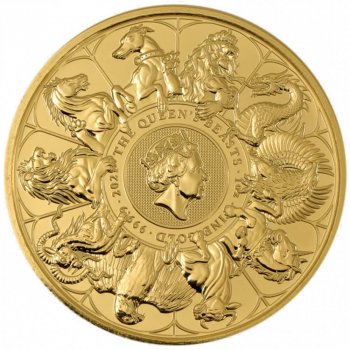 Royal Mint Zlatá mince Queens Beasts Completer Queens Beasts 2021 1 oz