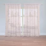 Záclony Barevné křížky: 2 ks - 150x250 cm - Sablio – Hledejceny.cz