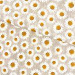 Španělská Loneta - Květy kopretiny mini na režném – Hledejceny.cz