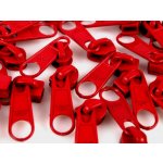 Jezdec ke spirálovým zipům 5mm různé barvy Barva/odstín: Červená – Zboží Mobilmania