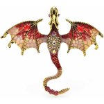 Gaira brož Drak 3025 červená – Zboží Dáma
