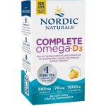 Nordic Naturals Complete Omega + Vitamín D3 565 mg + 1000 IU 60 kapslí s příchutí citronu – Hledejceny.cz