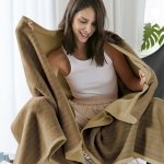 IBENA deka FANO camel 150x200 – Zboží Dáma