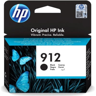 HP 912 originální inkoustová kazeta černá 3YL80AE – Zboží Mobilmania