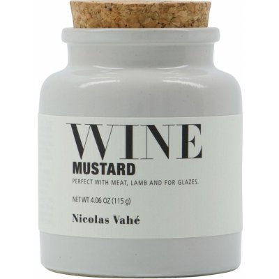 Nicolas Vahé Hořčice s vínem z Bordeaux v designové dóze 115 g – Zbozi.Blesk.cz