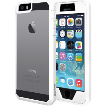 Pouzdro Amzer iPhone 5 5s SE Full Body Hybrid Case AMZ98173 bílé