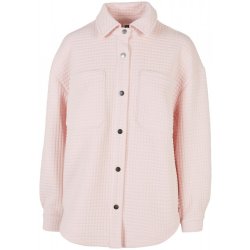 Ladies Quilted Sweat Overshirt pink