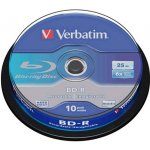 Verbatim BD-R 25GB 6x,spindle, 10ks (43742) – Zbozi.Blesk.cz