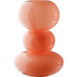 Jotex Růžová skleněná váza TOWER 30 cm – Hledejceny.cz