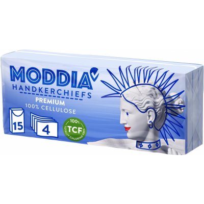 MODDIA Papírové kapesníčky 4-vrstvé 15 x 10 ks – Zbozi.Blesk.cz