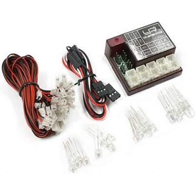 Yeah Racing Dvoukanálový programovatelný LED světelný systém pro 1/10 RC Auta – Hledejceny.cz