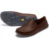 Pánské mokasíny Vibram One Quarter Moc Kangaroo Brown/Black