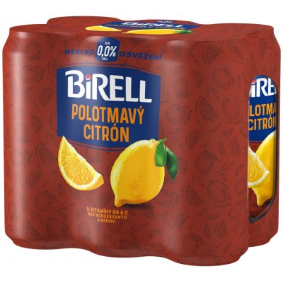 Birell Polotmavý citron 0,0% 0,5 l (plech) – Zboží Dáma