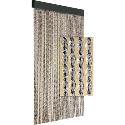 Závěs do dveří NOLA černá 90x210 cm – Hledejceny.cz