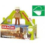 EFKO IGRÁČEK Archeolog figurka egyptské vykopávky mumie a soška bůh Hora – Zboží Dáma