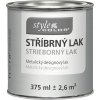 Interiérová barva Hornbach StyleColor Stříbrný lak 375 ml