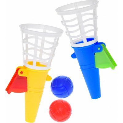 Hra catch ball set 2 vystřelovací košíčky 2 míčky fotbal chytání míčků – Zboží Živě