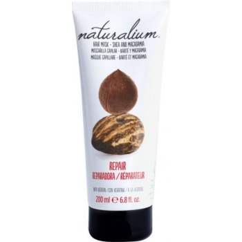 Naturalium vlasová maska s výtažkem z karité a makadamiovým ořechem (Repair Hair Mask Shea & Macadamia) 200 ml