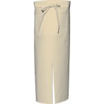 Link Kitchen Wear Bistro a barová zástěra do pasu s kapsou a rozparkem pro dynamickou prác Přírodní X962T – Hledejceny.cz