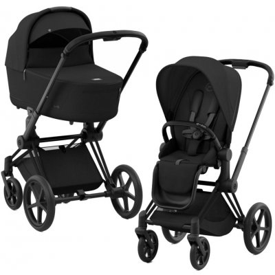 CYBEX Rám Priam 4.0 + Seat Pack + Lux Carry Cot 2025 Sepia Black – Zbozi.Blesk.cz