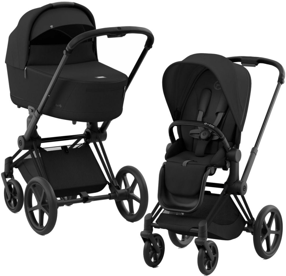 CYBEX Rám Priam 4.0 + Seat Pack + Lux Carry Cot 2024 Sepia Black