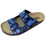 Bio Life Lena dámské zdravotní pantofle pírka modrá modrá – Sleviste.cz