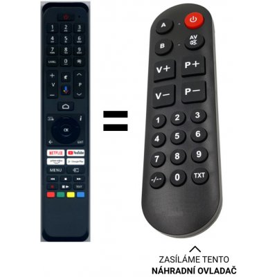 Dálkový ovladač Senior Panasonic TX-50LX650E – Hledejceny.cz