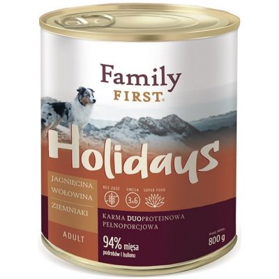 Family First Holiday Adult Lamb Beef Potato 0,8 kg – Zbozi.Blesk.cz