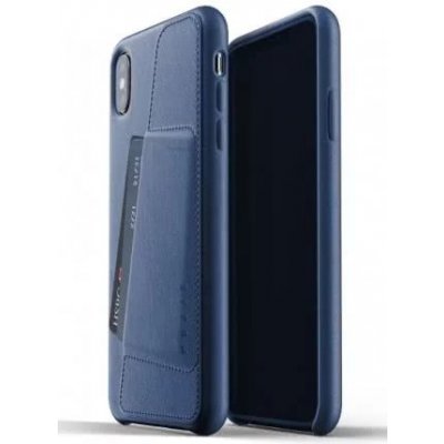 Pouzdro MUJJO Full Leather Wallet Case iPhone Xs Max - Monaco modré – Zboží Mobilmania