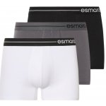 esmara Men Pánské boxerky černá šedá bílá – Zboží Dáma