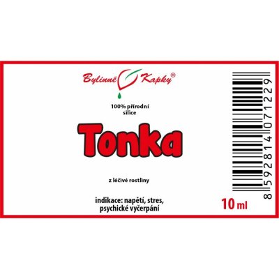 Bylinné Kapky Tonka 100 % přírodní silice směs éterických olejů 10 ml – Hledejceny.cz