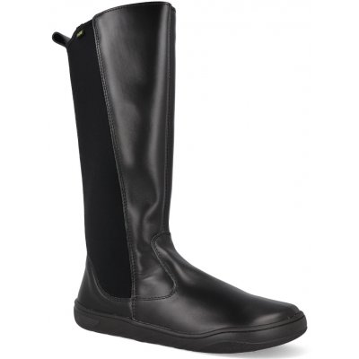 Barefoot kozačky Fare Mid-wide 7243111 černé – Zboží Dáma