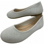 Dívčí baleríny 01 bílá – Zboží Mobilmania