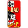 Pouzdro a kryt na mobilní telefon Apple ERT GROUP Looney Tunes Pouzdro na mobil pro IPHONE 7/ 8/ SE 2/ SE 3 Vzor Sylvester & Tweety 003 WPCSYLTWEET908