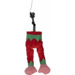 Clayre & Eef Vánoční dekorace Elfovo hýbající se nohy - 21*13*59 cm / 3*AA – Hledejceny.cz