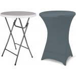 Garthen Párty stolek BISTRO skládací vč. elastického potahu (DS20711899) – Hledejceny.cz