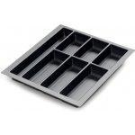 Příborník Classico Kristall softTouch 422x474mm černá – Zboží Dáma