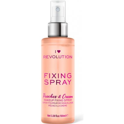 I Heart Revolution Fixing Spray fixační sprej na make-up Peaches & Cream 100 ml