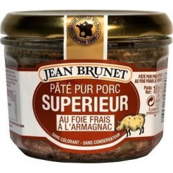 S.A. BRUNET Jean Brunet Paštika z vepřových jater s Armagnakem 180 g