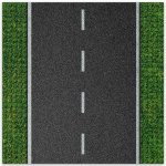 BRIXIES Plus 225.005 Designová podložka na stavění - rovná silnice 25,5 x 25,5 cm – Zboží Mobilmania