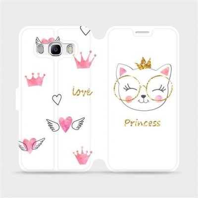 Pouzdro Mobiwear Parádní flip Samsung Galaxy J5 2016 - MH03S - Kočička princess – Zboží Mobilmania