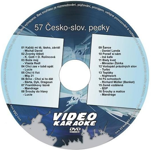 Karaoke DVD Česko slovenské pecky od 299 Kč - Heureka.cz