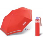 Scout Basic red dívčí skládací deštník s reflexním proužkem červený – Sleviste.cz