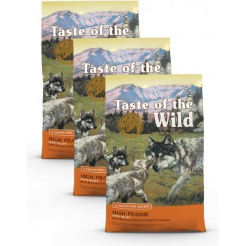 Taste of the Wild High Prairie Puppy 3 x 12,2 kg