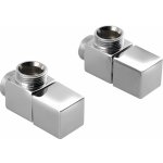 SAPHO CUBE připojovací sada ventilů ruční rohová, chrom – Hledejceny.cz