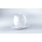 Domestic Konvička s šálkem 350ml a podšálkem Tea for One MH005924 550ml – Zboží Dáma