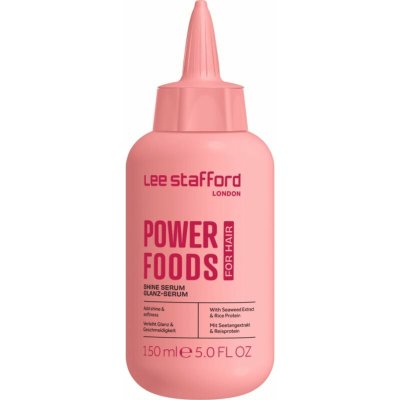 Lee Stafford Powerfoods Shine Treatment sérum pro lesk a hebkost vlasů 150 ml – Hledejceny.cz