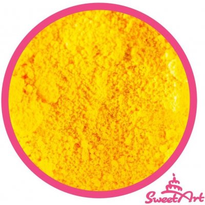 SweetArt jedlá prachová barva Canary Yellow kanárkově žlutá 2,5 g – Hledejceny.cz