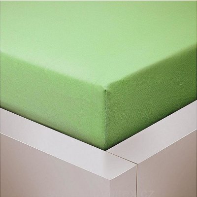 Tibex prostěradlo Deluxe listově zelené 90-100x200-220